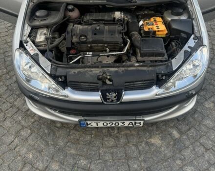 Сірий Пежо 206, об'ємом двигуна 1.6 л та пробігом 196 тис. км за 3800 $, фото 12 на Automoto.ua