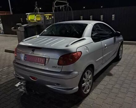 Сірий Пежо 206, об'ємом двигуна 2 л та пробігом 244 тис. км за 4999 $, фото 2 на Automoto.ua