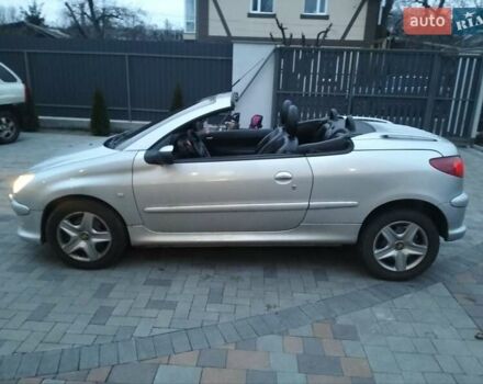 Серый Пежо 206, объемом двигателя 1.59 л и пробегом 152 тыс. км за 4200 $, фото 3 на Automoto.ua