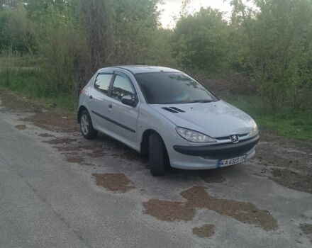 Серый Пежо 206, объемом двигателя 1.4 л и пробегом 280 тыс. км за 1750 $, фото 4 на Automoto.ua