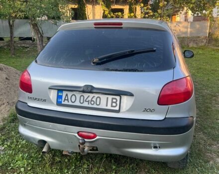 Сірий Пежо 206, об'ємом двигуна 1.1 л та пробігом 270 тис. км за 1600 $, фото 1 на Automoto.ua