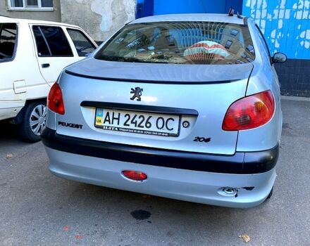 Серый Пежо 206, объемом двигателя 1.4 л и пробегом 116 тыс. км за 3499 $, фото 5 на Automoto.ua