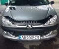 Серый Пежо 206, объемом двигателя 1.4 л и пробегом 190 тыс. км за 4450 $, фото 1 на Automoto.ua
