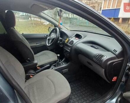 Серый Пежо 206, объемом двигателя 1.36 л и пробегом 234 тыс. км за 3000 $, фото 14 на Automoto.ua