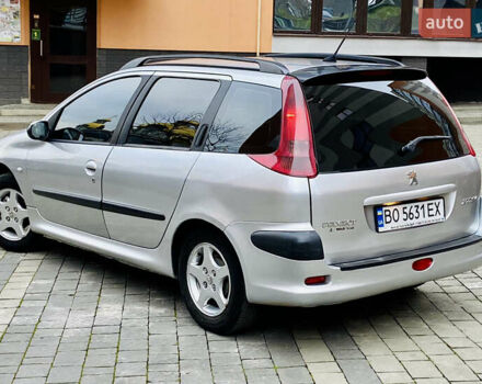 Серый Пежо 206, объемом двигателя 1.4 л и пробегом 260 тыс. км за 2850 $, фото 7 на Automoto.ua