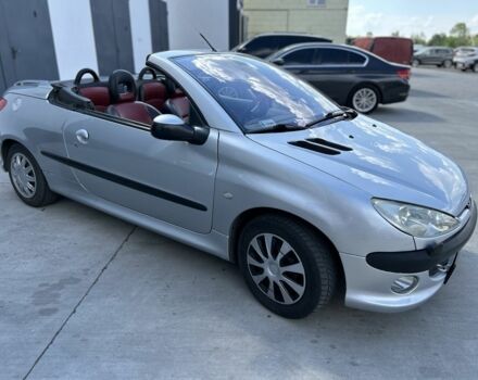 Сірий Пежо 206, об'ємом двигуна 1.6 л та пробігом 216 тис. км за 4000 $, фото 1 на Automoto.ua