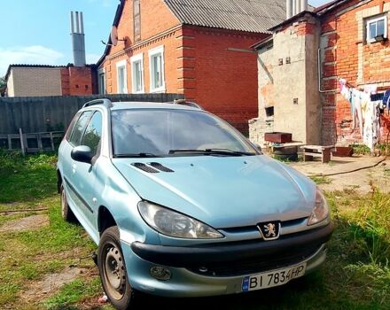 Сірий Пежо 206, об'ємом двигуна 1.4 л та пробігом 167 тис. км за 1800 $, фото 1 на Automoto.ua