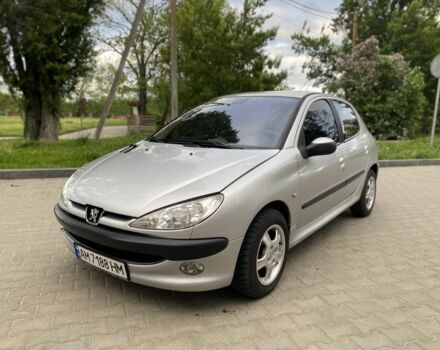 Сірий Пежо 206, об'ємом двигуна 1.4 л та пробігом 212 тис. км за 3999 $, фото 1 на Automoto.ua