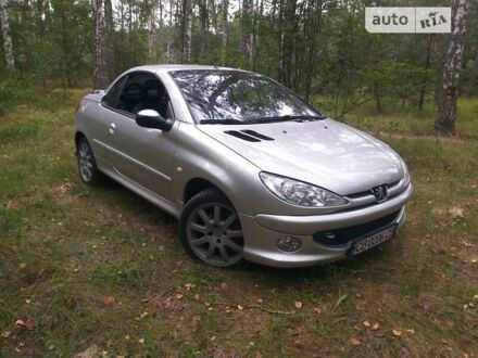 Сірий Пежо 206, об'ємом двигуна 2 л та пробігом 135 тис. км за 4200 $, фото 1 на Automoto.ua