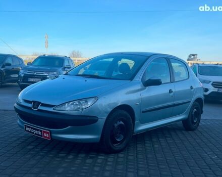 Сірий Пежо 206, об'ємом двигуна 1.2 л та пробігом 211 тис. км за 1300 $, фото 1 на Automoto.ua