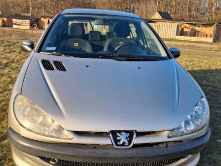 Серый Пежо 206, объемом двигателя 1.4 л и пробегом 340 тыс. км за 3800 $, фото 1 на Automoto.ua