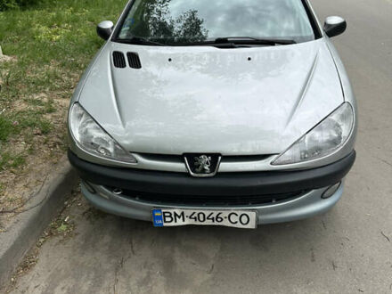 Серый Пежо 206, объемом двигателя 1.4 л и пробегом 205 тыс. км за 2800 $, фото 1 на Automoto.ua