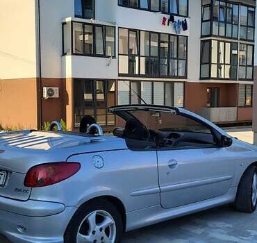 Серый Пежо 206, объемом двигателя 1.6 л и пробегом 170 тыс. км за 4800 $, фото 1 на Automoto.ua