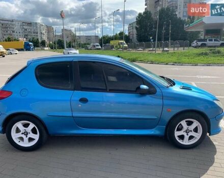 Синій Пежо 206, об'ємом двигуна 1.6 л та пробігом 300 тис. км за 2150 $, фото 3 на Automoto.ua