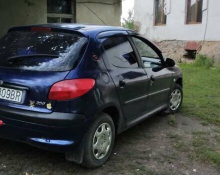 Синій Пежо 206, об'ємом двигуна 1.1 л та пробігом 250 тис. км за 1150 $, фото 2 на Automoto.ua