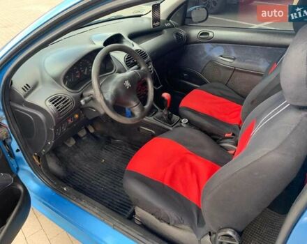 Синій Пежо 206, об'ємом двигуна 1.6 л та пробігом 300 тис. км за 2150 $, фото 7 на Automoto.ua