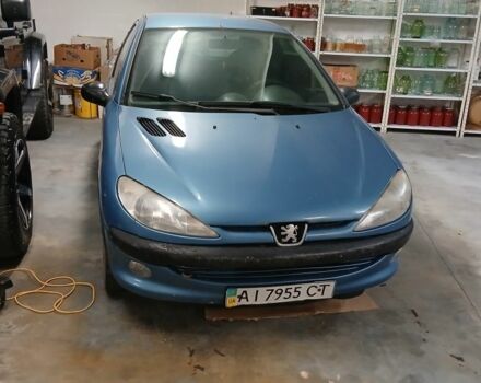 Синий Пежо 206, объемом двигателя 1 л и пробегом 230 тыс. км за 1000 $, фото 5 на Automoto.ua