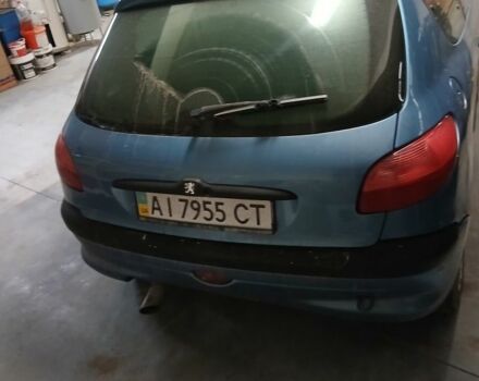 Синий Пежо 206, объемом двигателя 1 л и пробегом 230 тыс. км за 1000 $, фото 7 на Automoto.ua