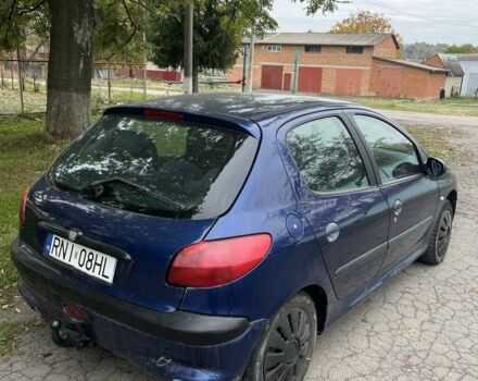 Пежо 206 2000 в Тульчине на Automoto.ua Синий Пежо 206, объемом двигателя 1.6 л и пробегом 185 тыс. км за 1250 $, фото 3 на Automoto.ua