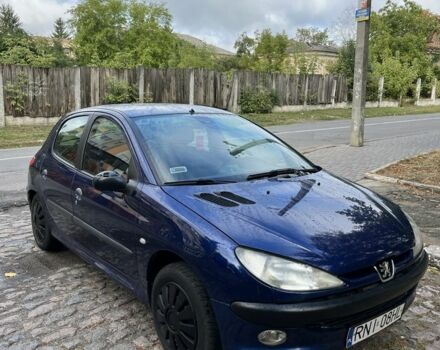 Синий Пежо 206, объемом двигателя 1.6 л и пробегом 222 тыс. км за 1333 $, фото 3 на Automoto.ua