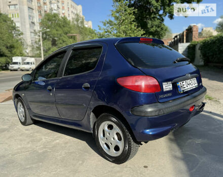 Синій Пежо 206, об'ємом двигуна 0 л та пробігом 178 тис. км за 3600 $, фото 2 на Automoto.ua