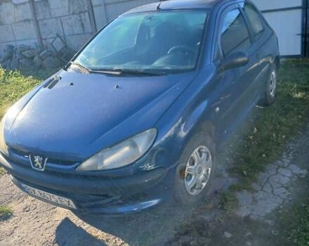 Синий Пежо 206, объемом двигателя 1.1 л и пробегом 141 тыс. км за 1700 $, фото 4 на Automoto.ua