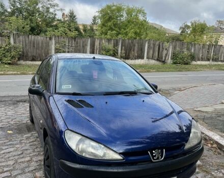 Синий Пежо 206, объемом двигателя 1.6 л и пробегом 222 тыс. км за 1333 $, фото 2 на Automoto.ua