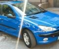 Синій Пежо 206, об'ємом двигуна 1.4 л та пробігом 240 тис. км за 3000 $, фото 2 на Automoto.ua