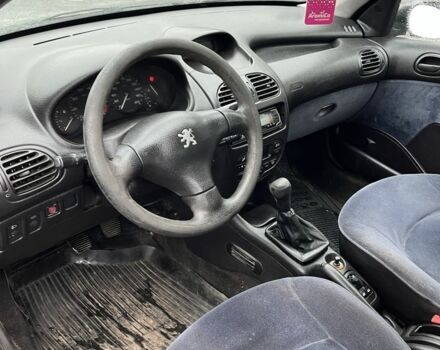 Пежо 206 2000 в Тульчине на Automoto.ua Синий Пежо 206, объемом двигателя 1.6 л и пробегом 250 тыс. км за 1250 $, фото 4 на Automoto.ua
