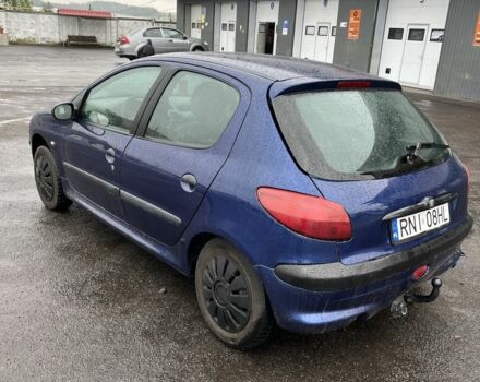 Пежо 206 2000 в Тульчине на Automoto.ua Синий Пежо 206, объемом двигателя 1.6 л и пробегом 250 тыс. км за 1250 $, фото 2 на Automoto.ua