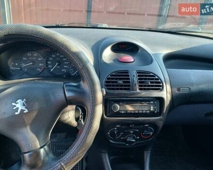 Синий Пежо 206, объемом двигателя 1.1 л и пробегом 141 тыс. км за 1700 $, фото 8 на Automoto.ua
