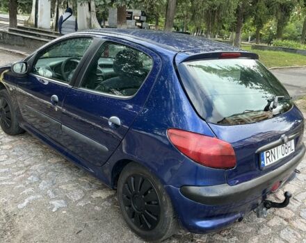 Синий Пежо 206, объемом двигателя 1.6 л и пробегом 222 тыс. км за 1333 $, фото 5 на Automoto.ua