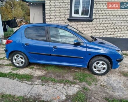 Синий Пежо 206, объемом двигателя 1.6 л и пробегом 202 тыс. км за 2900 $, фото 8 на Automoto.ua