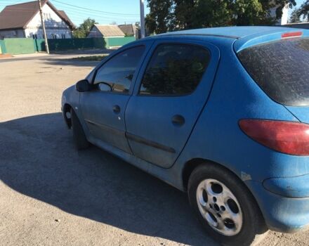 Синий Пежо 206, объемом двигателя 1.4 л и пробегом 271 тыс. км за 2700 $, фото 3 на Automoto.ua