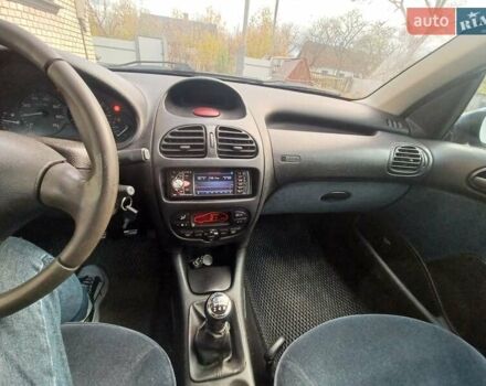 Синий Пежо 206, объемом двигателя 1.6 л и пробегом 202 тыс. км за 2900 $, фото 9 на Automoto.ua