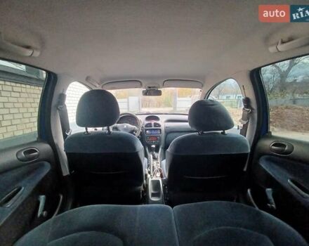 Синий Пежо 206, объемом двигателя 1.6 л и пробегом 202 тыс. км за 2900 $, фото 12 на Automoto.ua