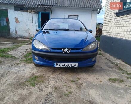 Синий Пежо 206, объемом двигателя 1.6 л и пробегом 202 тыс. км за 2900 $, фото 5 на Automoto.ua