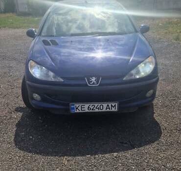 Синій Пежо 206, об'ємом двигуна 2 л та пробігом 270 тис. км за 2800 $, фото 7 на Automoto.ua