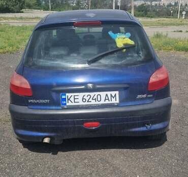 Синій Пежо 206, об'ємом двигуна 2 л та пробігом 270 тис. км за 2800 $, фото 6 на Automoto.ua