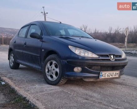 Синій Пежо 206, об'ємом двигуна 2 л та пробігом 270 тис. км за 2800 $, фото 1 на Automoto.ua