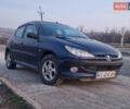 Синій Пежо 206, об'ємом двигуна 2 л та пробігом 270 тис. км за 2800 $, фото 1 на Automoto.ua