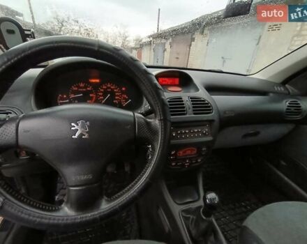 Синій Пежо 206, об'ємом двигуна 2 л та пробігом 270 тис. км за 2450 $, фото 2 на Automoto.ua