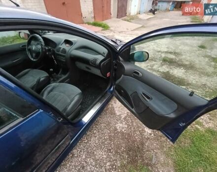 Синій Пежо 206, об'ємом двигуна 2 л та пробігом 270 тис. км за 2450 $, фото 6 на Automoto.ua