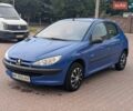 Синий Пежо 206, объемом двигателя 1.12 л и пробегом 195 тыс. км за 2450 $, фото 1 на Automoto.ua