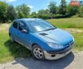 Синий Пежо 206, объемом двигателя 1.5 л и пробегом 300 тыс. км за 1806 $, фото 1 на Automoto.ua