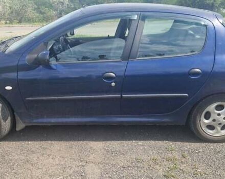 Синій Пежо 206, об'ємом двигуна 2 л та пробігом 270 тис. км за 2800 $, фото 5 на Automoto.ua
