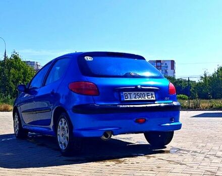Синій Пежо 206, об'ємом двигуна 1.4 л та пробігом 208 тис. км за 3000 $, фото 1 на Automoto.ua