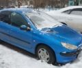 Синий Пежо 206, объемом двигателя 1.6 л и пробегом 250 тыс. км за 4300 $, фото 1 на Automoto.ua