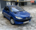 Синий Пежо 206, объемом двигателя 1.4 л и пробегом 268 тыс. км за 2200 $, фото 1 на Automoto.ua