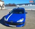Синий Пежо 206, объемом двигателя 1.36 л и пробегом 215 тыс. км за 2500 $, фото 1 на Automoto.ua